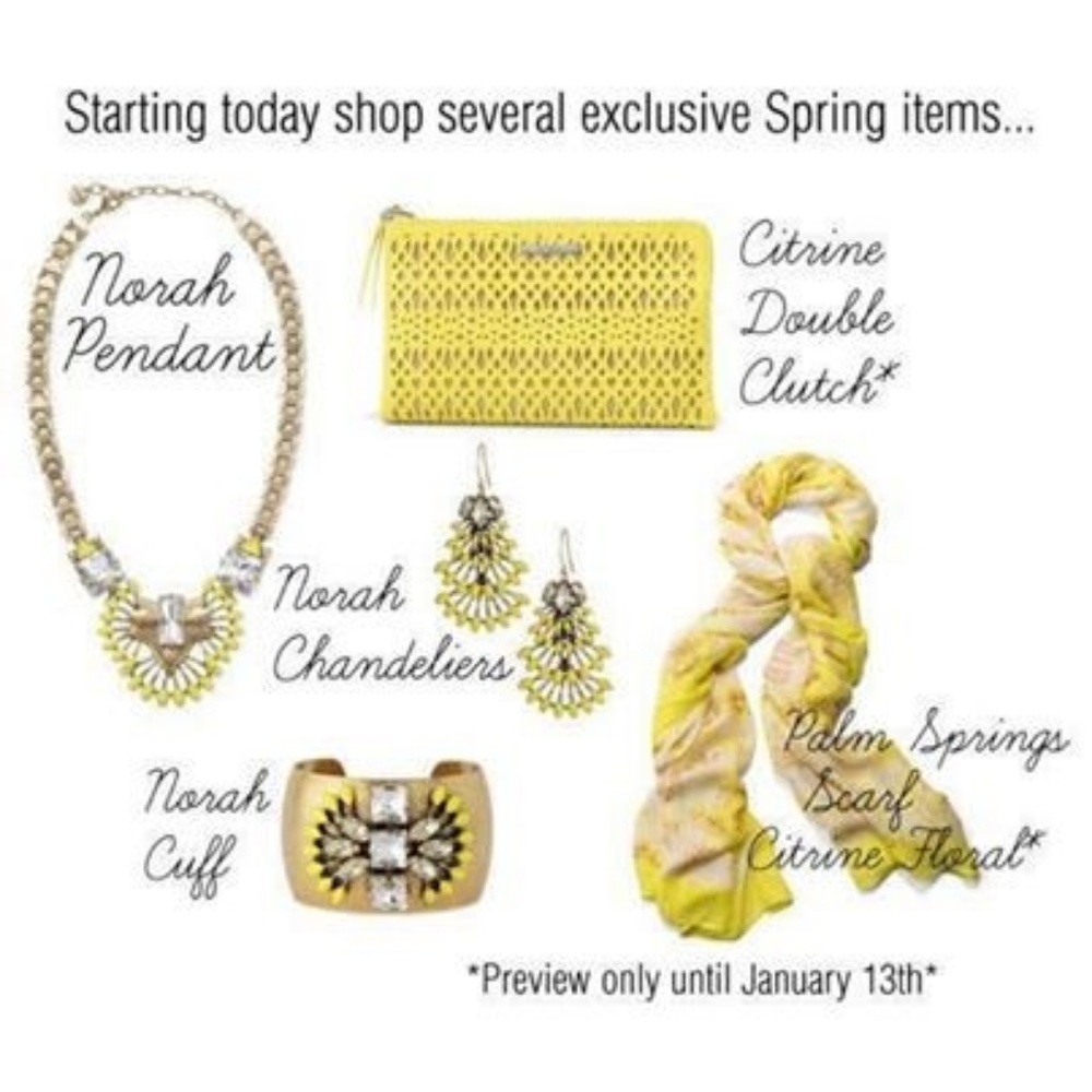 Stella & Dot | Citrine Double Clutch - Picture 11 of 15